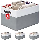 23Qt Plastic Storage Bins Organizer 3 Tier, Stackable Storage Boxes with  Lids, Storage Containers for Bedroom Living Room Kitchen Study Office